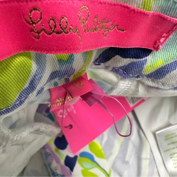 Lilly Pulitzer Callahan stretch Floral Print Women's Shorts size 12 nwt - Picture 5 of 12